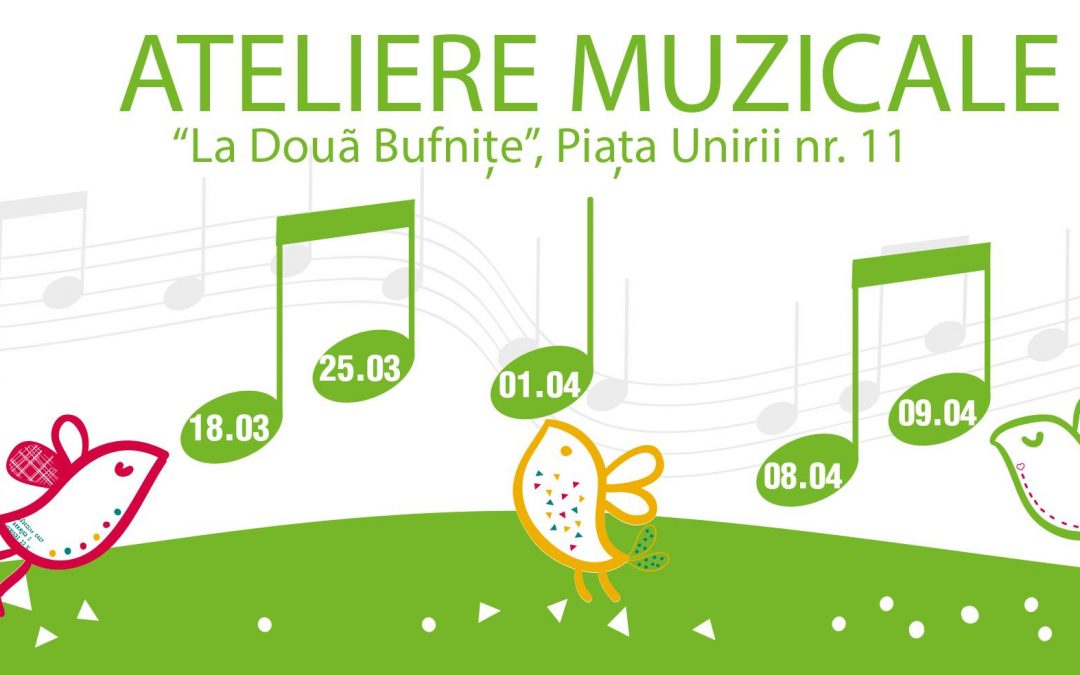 Ateliere muzicale interactive pentru copii la Librăria La Două Bufnițe #2