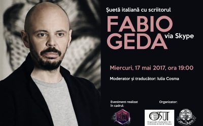 StudentFest: Șuetă italiană cu Fabio Geda via Skype