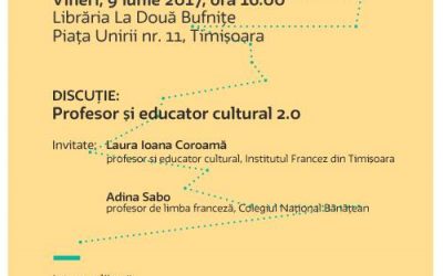 Vineri, 9 iunie, ora 16.30: Profesor și educator cultural 2.0