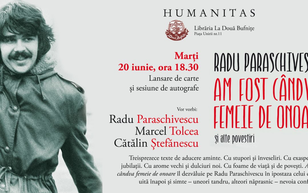 Supple Encommium Bathtub Lansare de carte și sesiune de autografe cu Radu Paraschivescu, la  Timișoara - LaDouaBufnite