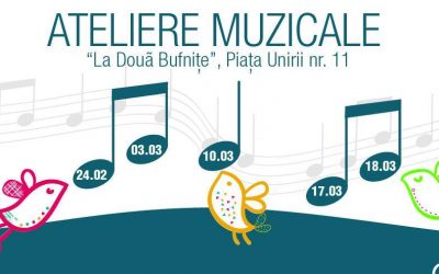 Ateliere muzicale interactive pentru copii la Librăria La Două Bufnițe  #1/2018