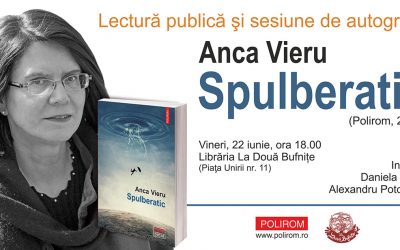 Lectură publică la Timișoara: Anca Vieru, Spulberatic