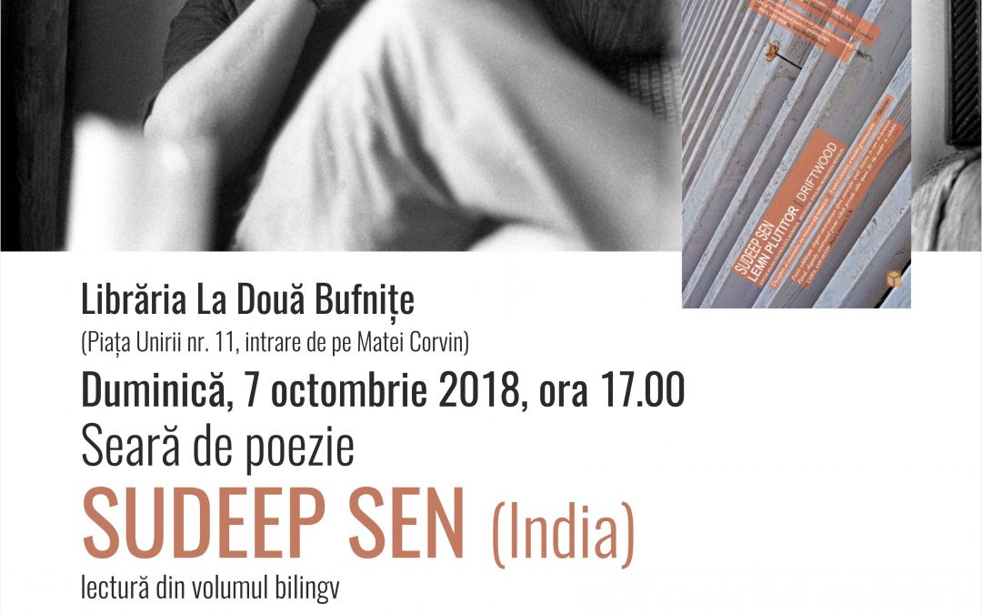 Seară de poezie cu Sudeep Sen (India), la Timișoara