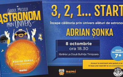 Atelier de astronomie cu Adrian Șonka, la Timișoara