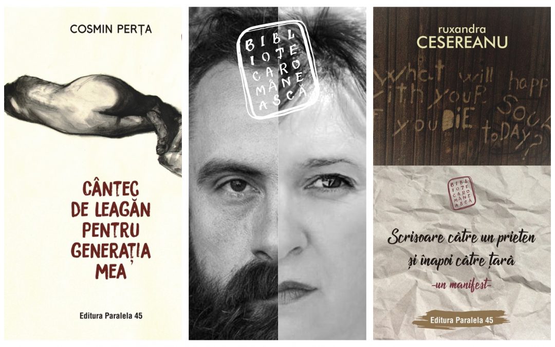 Ruxandra Cesereanu și Cosmin Perța, dublă lansare de carte la Timișoara
