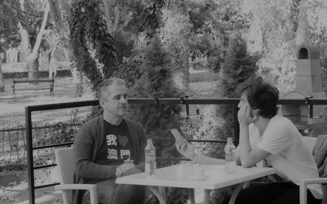 Luca Dragu în dialog cu José Luís Peixoto
