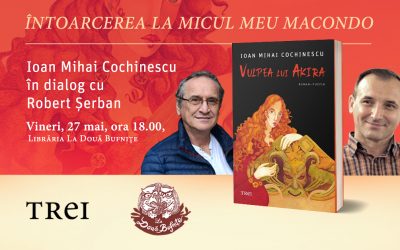Lansare de carte și sesiune de autografe la Timișoara: Vulpea lui Akira, Ioan Mihai Cochinescu